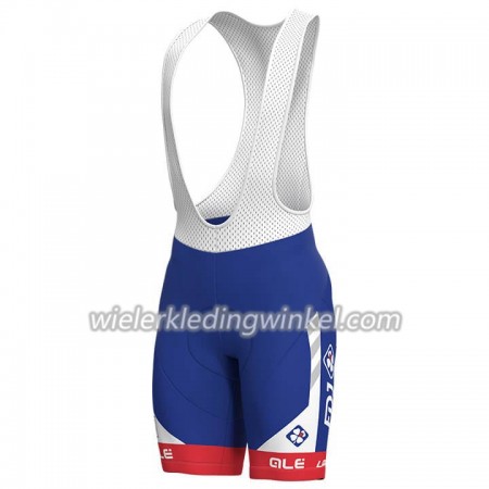 Fietsbroek Kort met Bretels 2018 FDJ N001